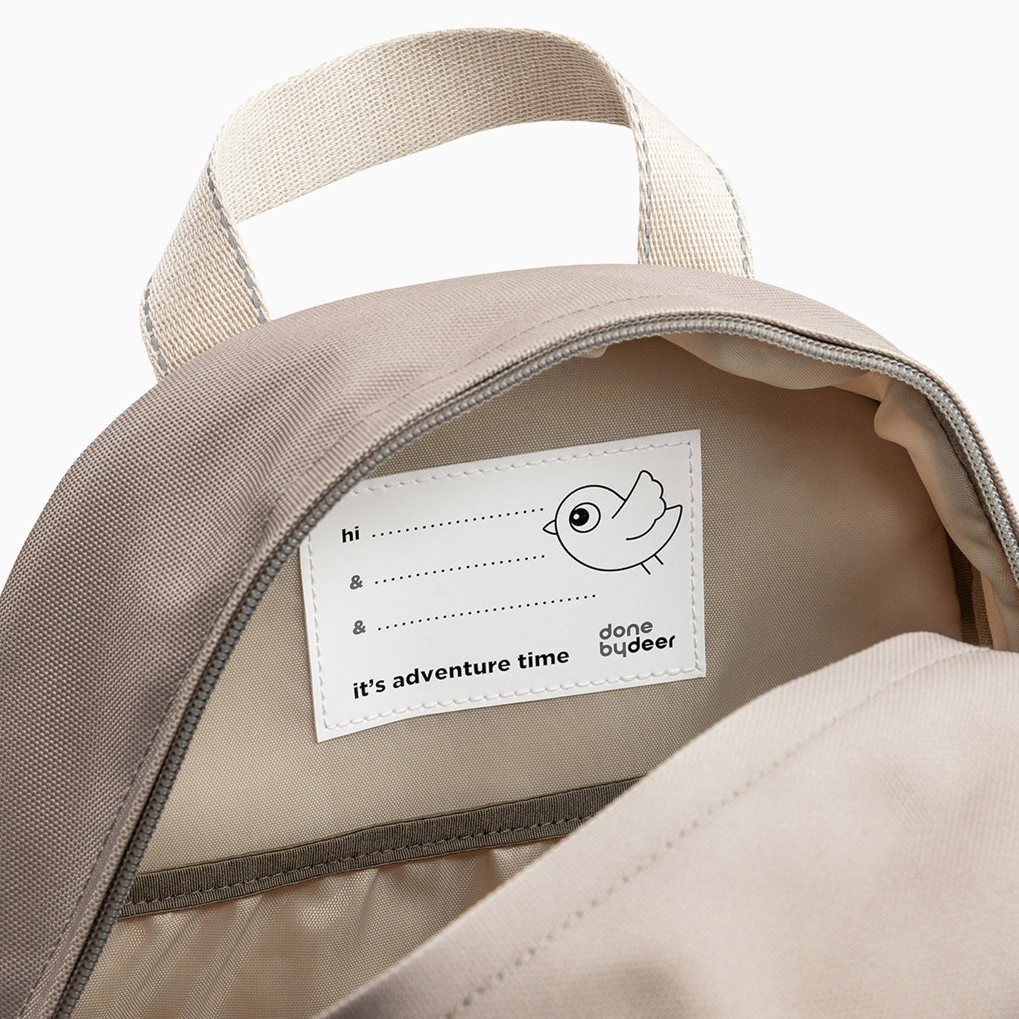 Done by Deer Junior backpack - Tiny Trails Sand 13l