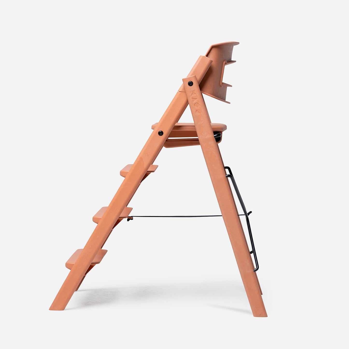 KAOS Klapp Recycled High Chair - Terracotta Pink