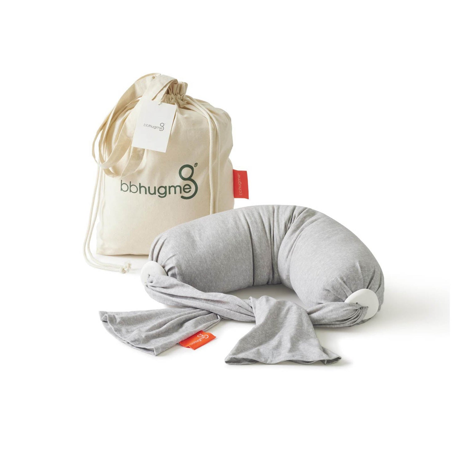 bbhugme Nursing Pillow - Melange Grey