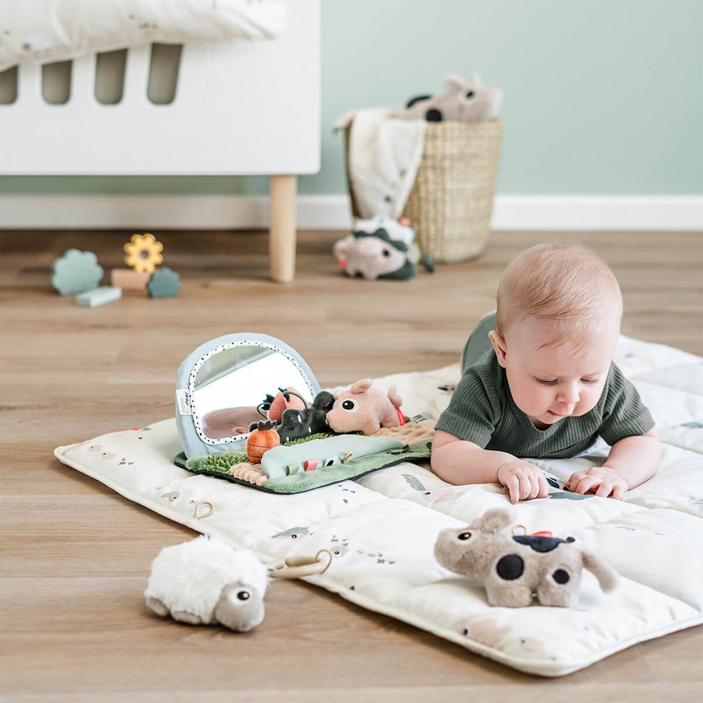 Done By Deer Play mat Tiny Farm Sand