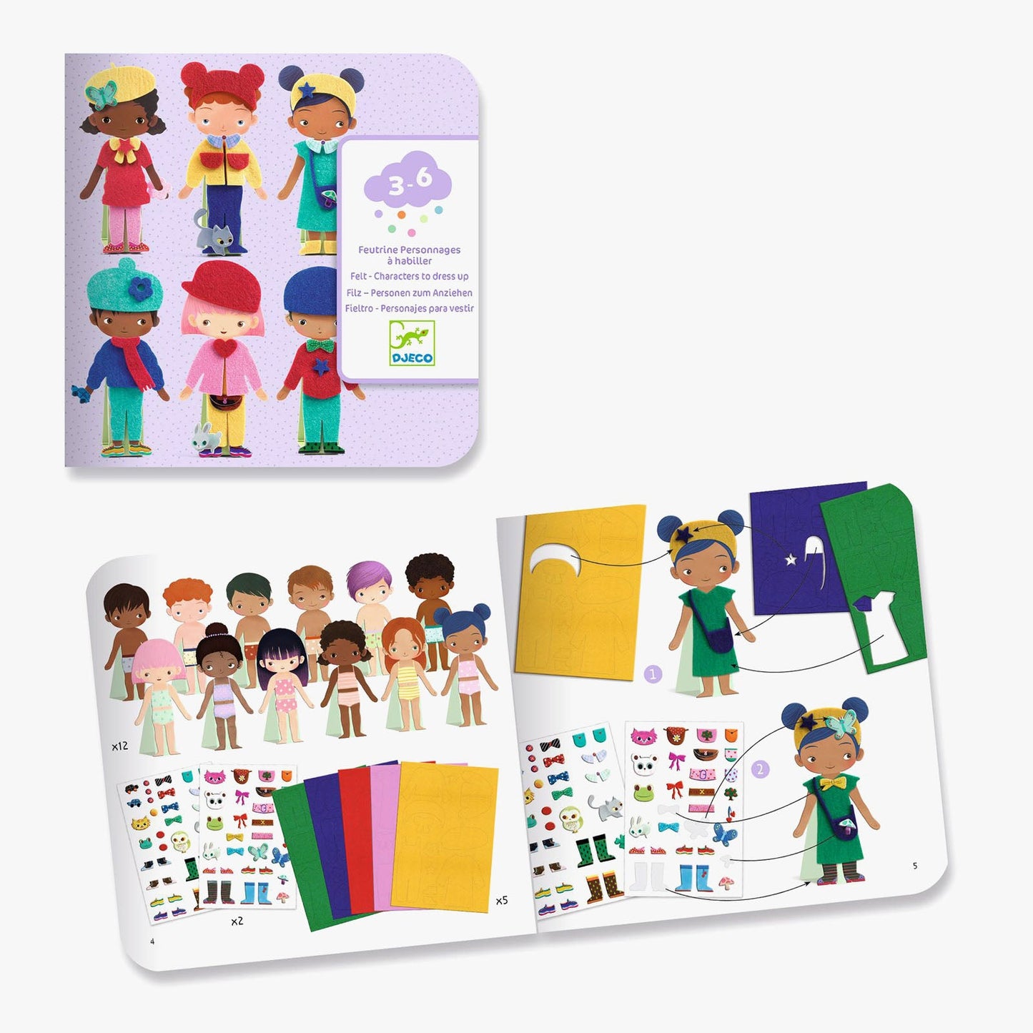 Djeco Soft Dress-Up Craft Kit