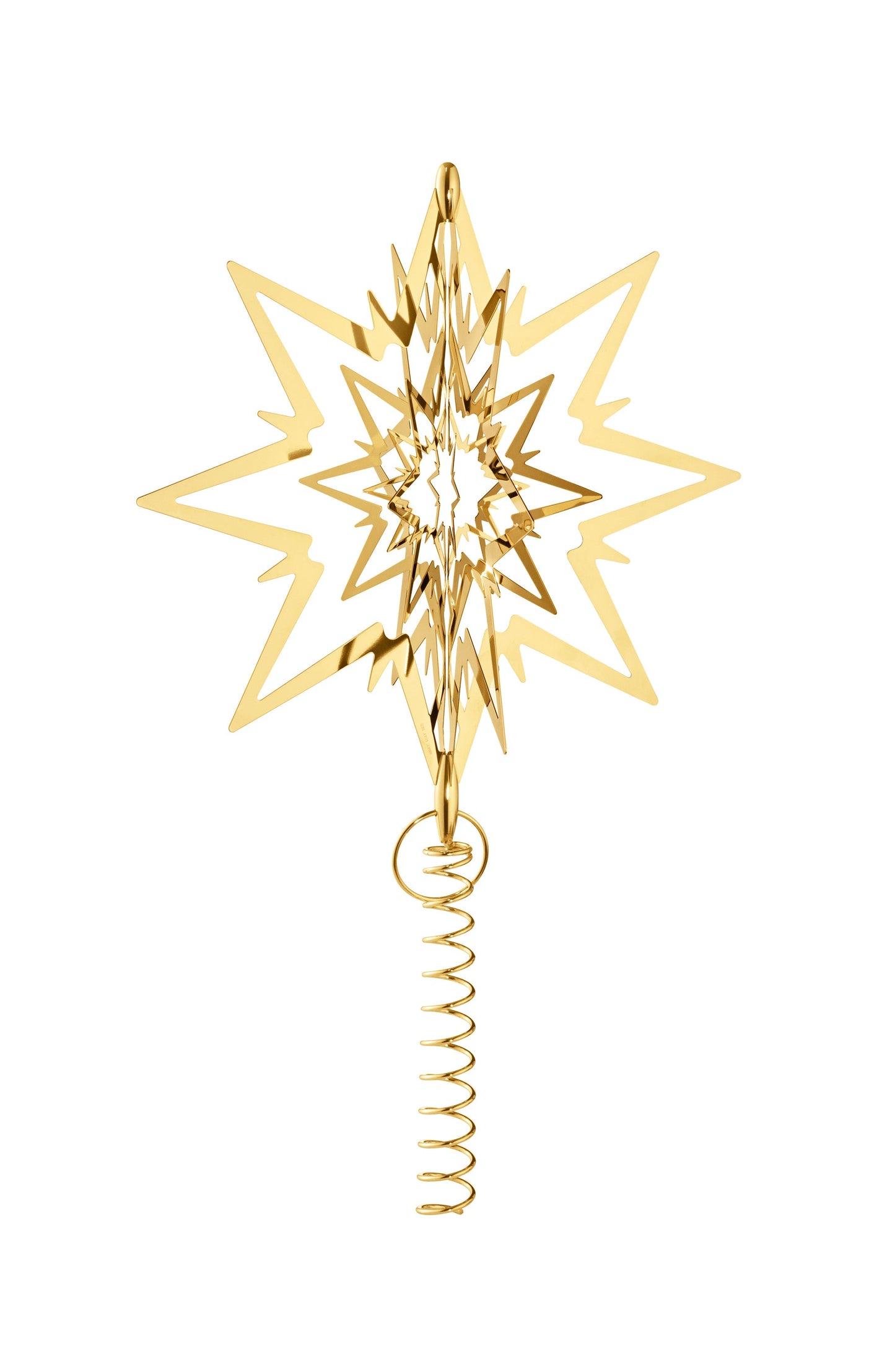 Georg Jensen Christmas Gold Top Star Large