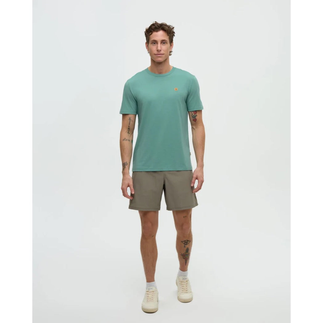 TENTREE - BAKER TEE | Turquoise Sky Heather