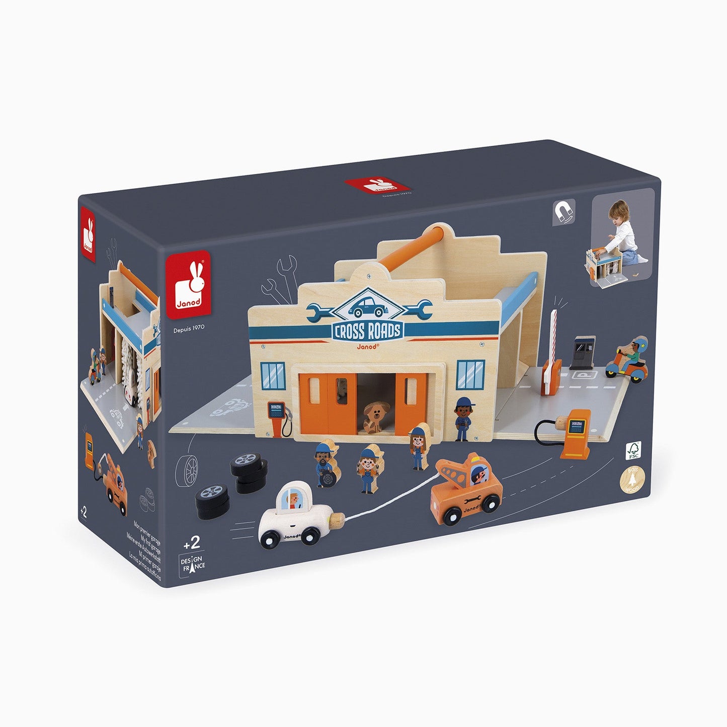Janod My First Garage - Cross Roads