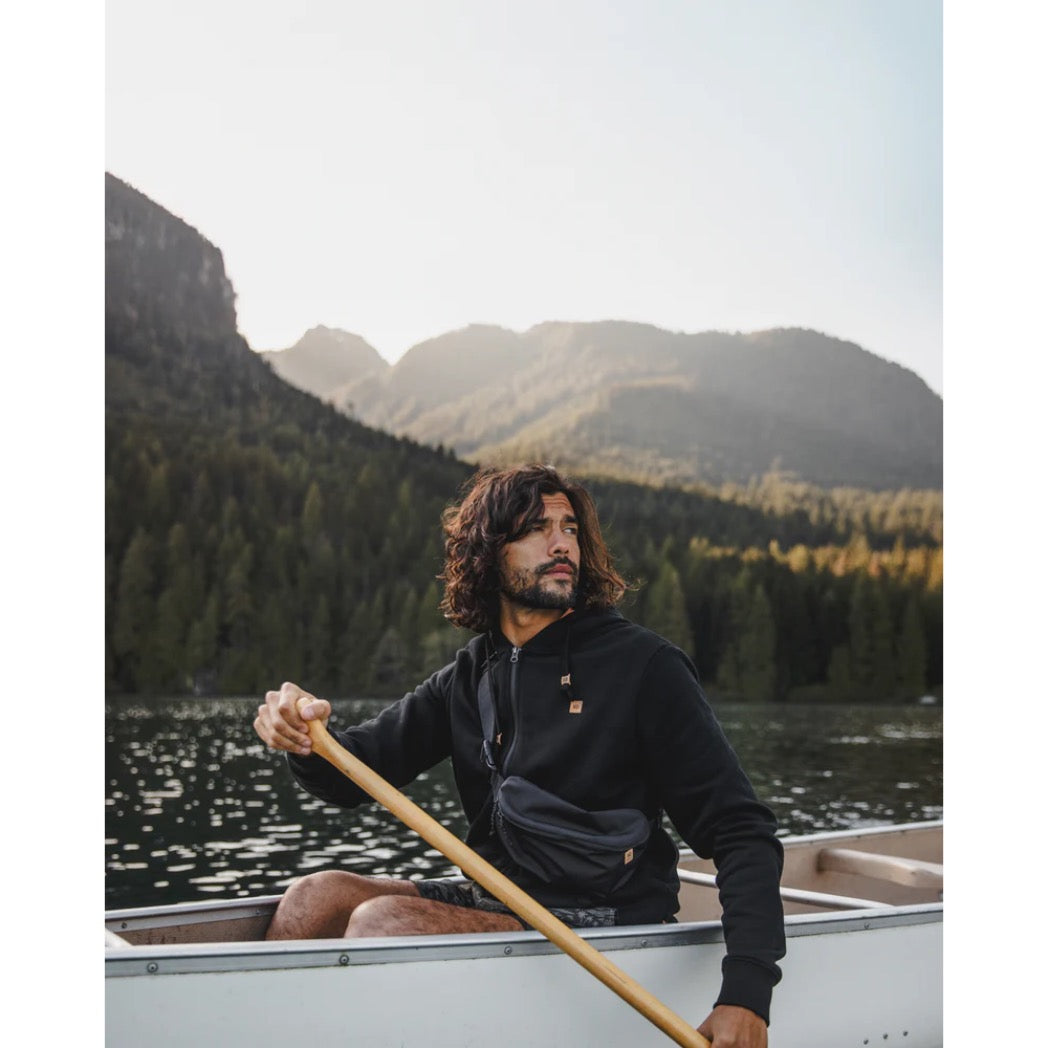TENTREE - REYNARD ZIP HOODIE | Meteorite Black