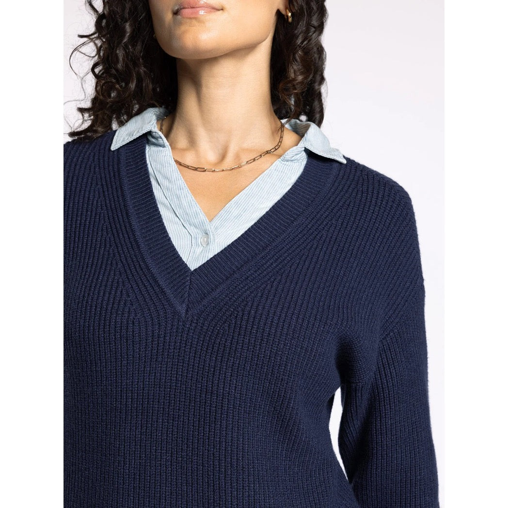 THREAD & SUPPLY - CORNELIA SWEATER | BLUE NIGHTS