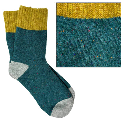 Camila Cozy Knit Colorblock Socks