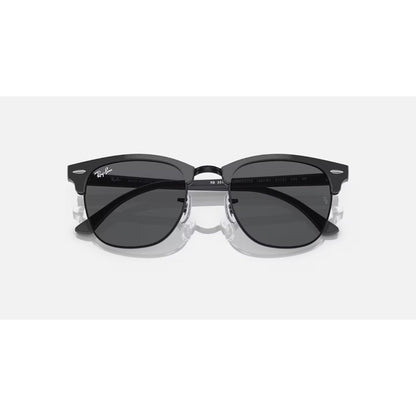 RAYBAN - CLUBMASTER | Grey on Black w/ Dark Grey