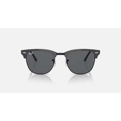 RAYBAN - CLUBMASTER | Grey on Black w/ Dark Grey