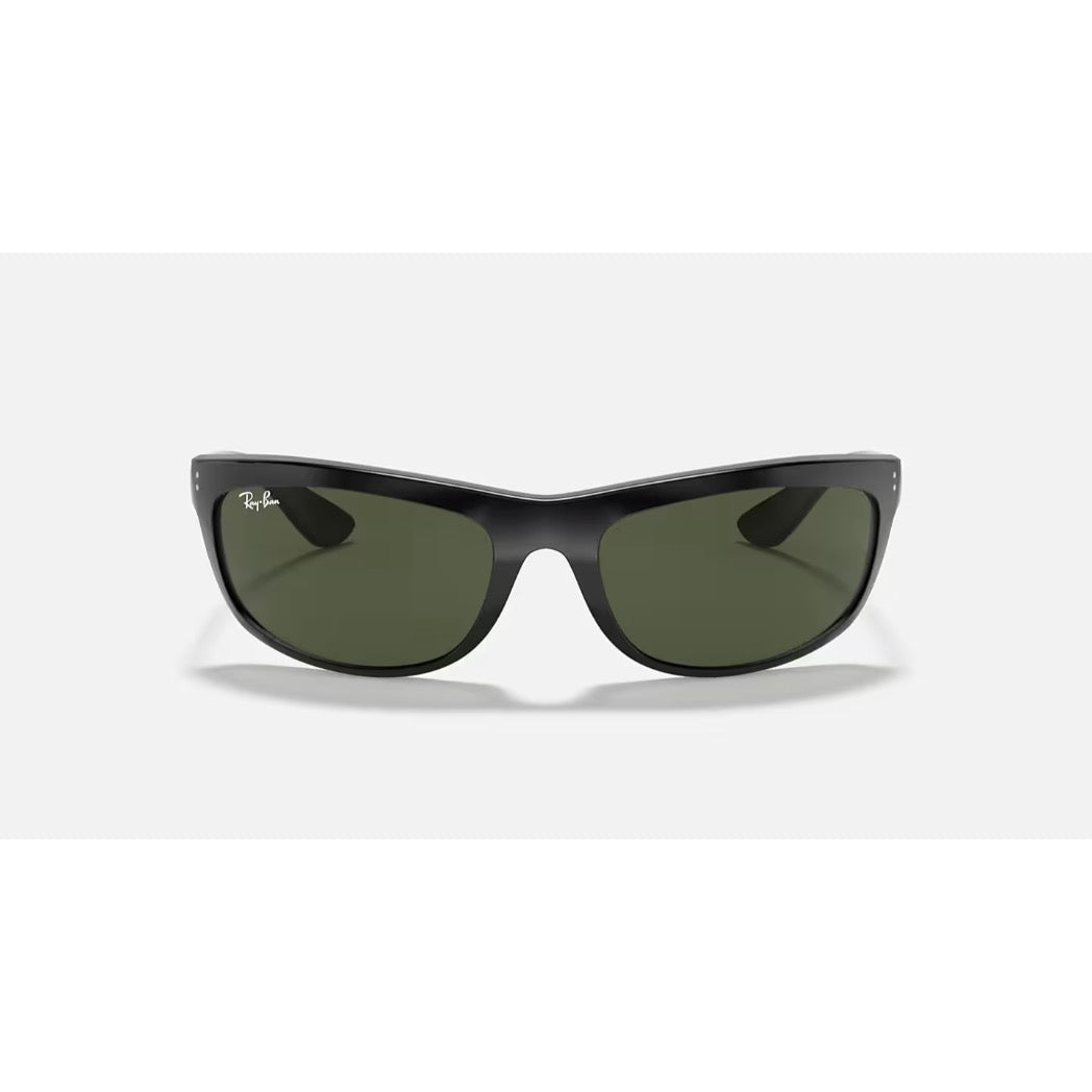 RAYBAN - BALORAMA | Polished Black w/ Green