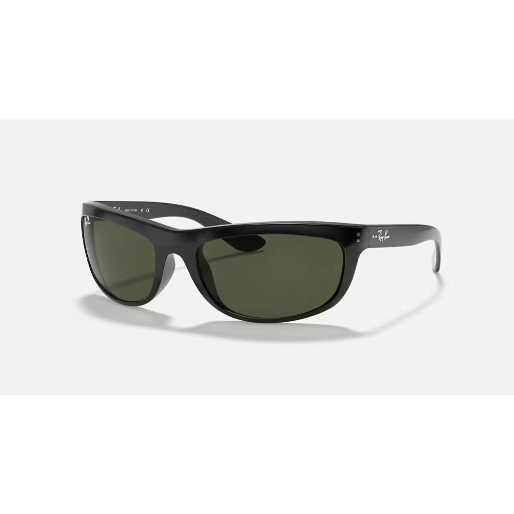 RAYBAN - BALORAMA | Polished Black w/ Green