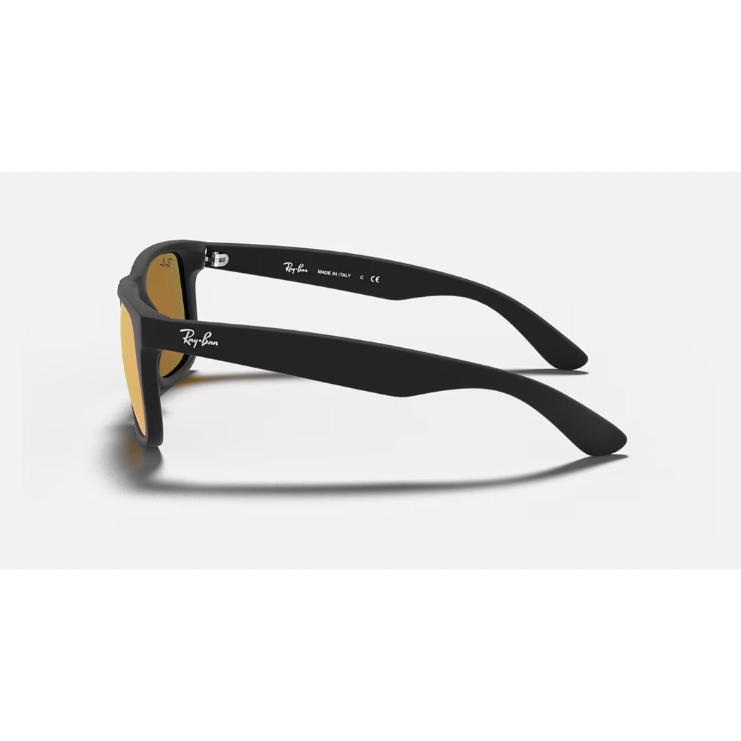 RAYBAN - JUSTIN | Black Rubber w/ Red