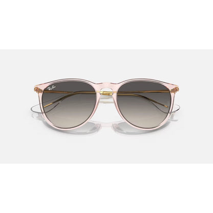 RAYBAN - ERIKA | Polished Transparent Pink w/ Grey
