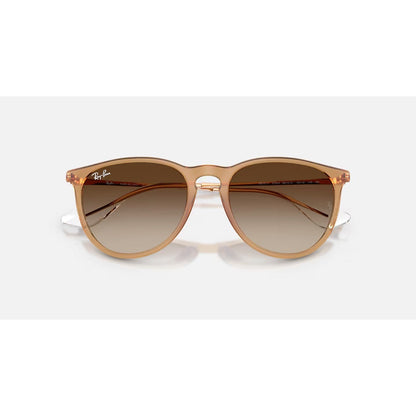 RAYBAN - ERIKA | Polished Rubber Beige w/ Gradient Brown