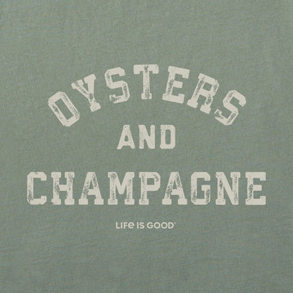 LIFE IS GOOD - WOMENS CRUSHER BOXY TEE | Champagne Moss Green