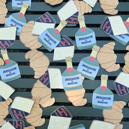 Champagne sticker