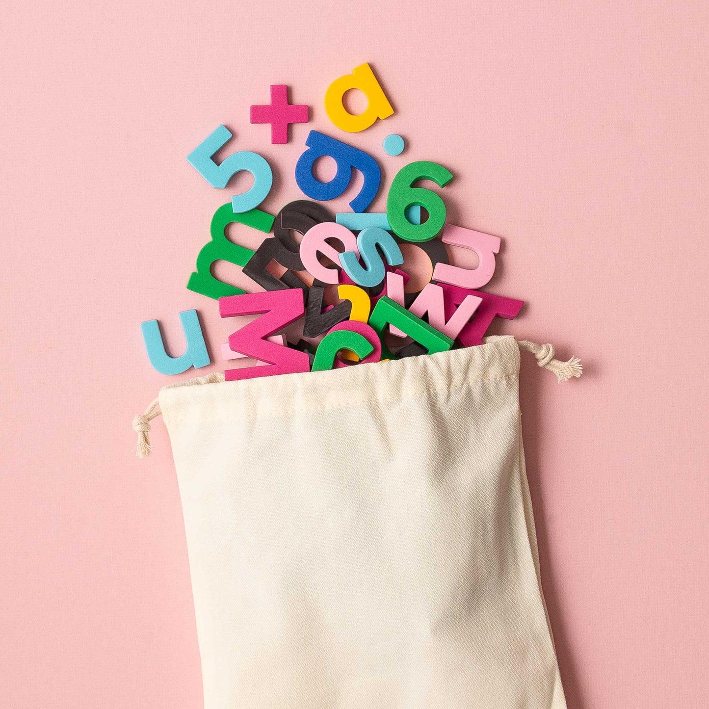 2" Uppercase + Lowercase Rainbow Adventure Magnetic Letters + Numbers -130pcs