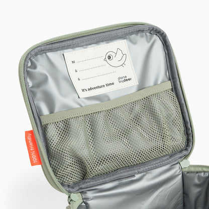 Done by Deer Tiny Insulated Lunch Bag 2.8l - Tiny Trails Green