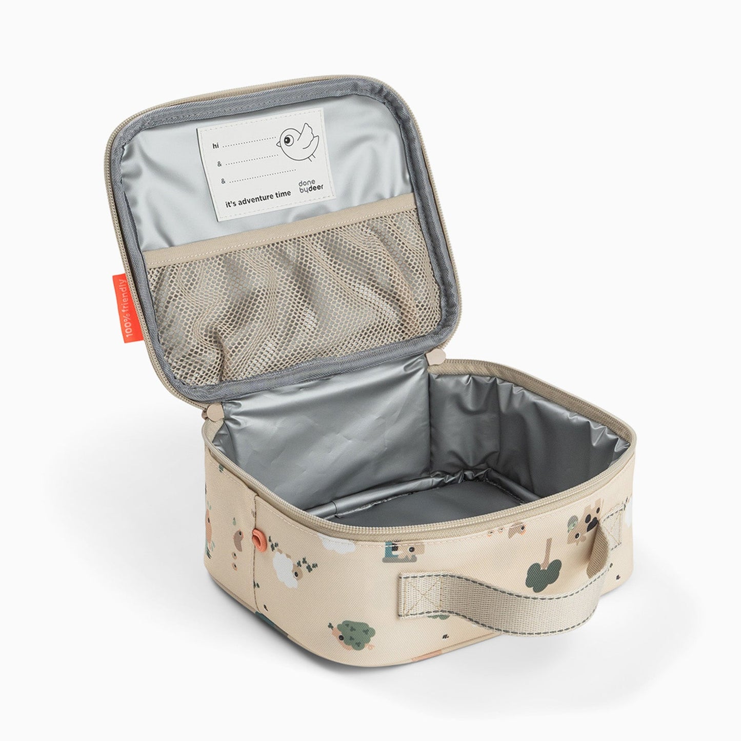 Done by Deer Tiny Insulated Lunch Bag 2.8l - Tiny Farm Sand