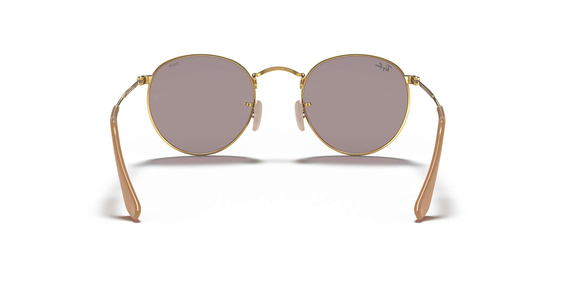 RAYBAN - ROUND METAL | Arista w/ Photochromic Evolve Grey