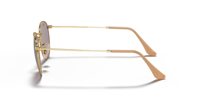 RAYBAN - ROUND METAL | Arista w/ Photochromic Evolve Grey