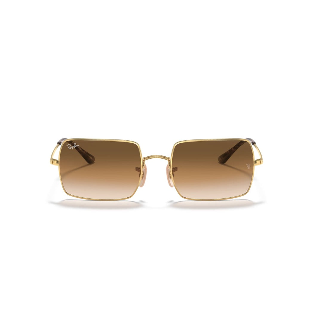 RAYBAN - RECTANGLE | Gold w/ Light Brown Gradient