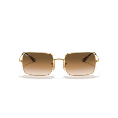 RAYBAN - RECTANGLE | Gold w/ Light Brown Gradient
