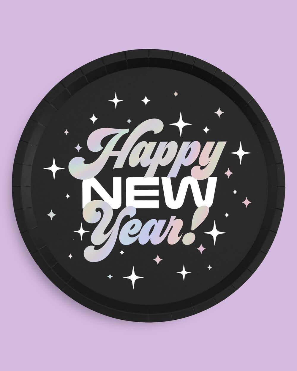 2024 NYE Party Plates, Disco Holiday Supplies