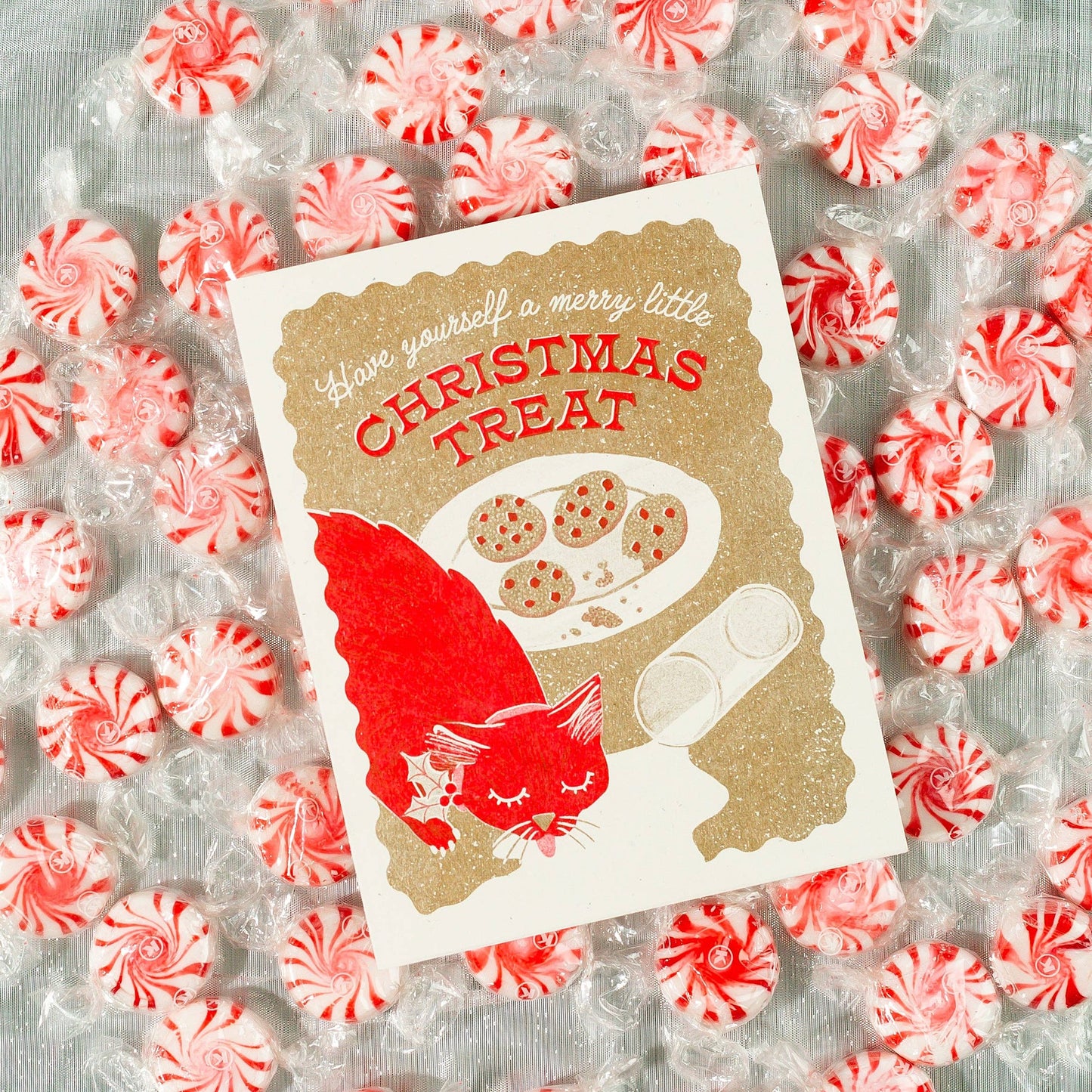 Christmas Treat - Risograph Card