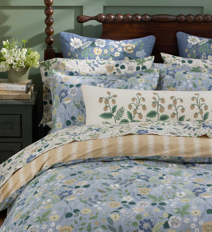 Percale Pillowcases - Strawberry Fields Beige