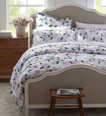 Percale Sham - Hydrangea Lilac