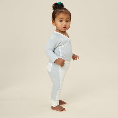 Everyday Joggers - Blue Stripe & White