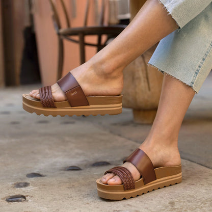 REEF - CUSHION VISTA HI | CHOCOLATE BRAID