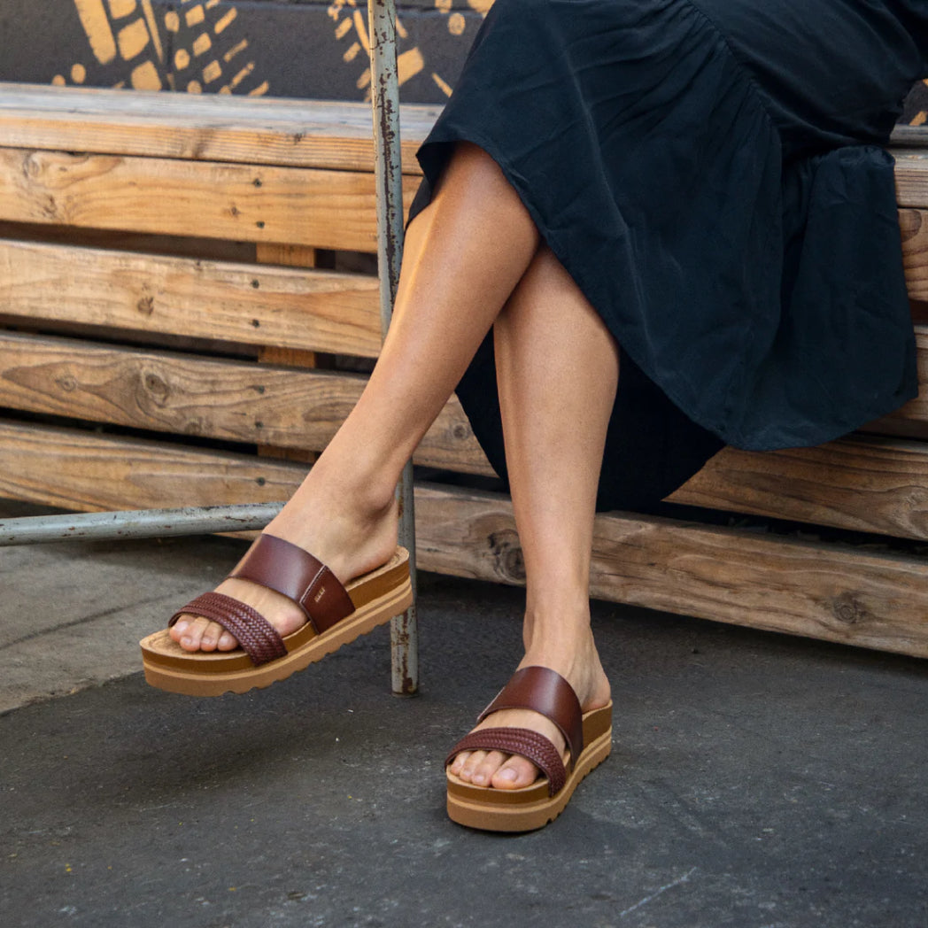 REEF - CUSHION VISTA HI | CHOCOLATE BRAID