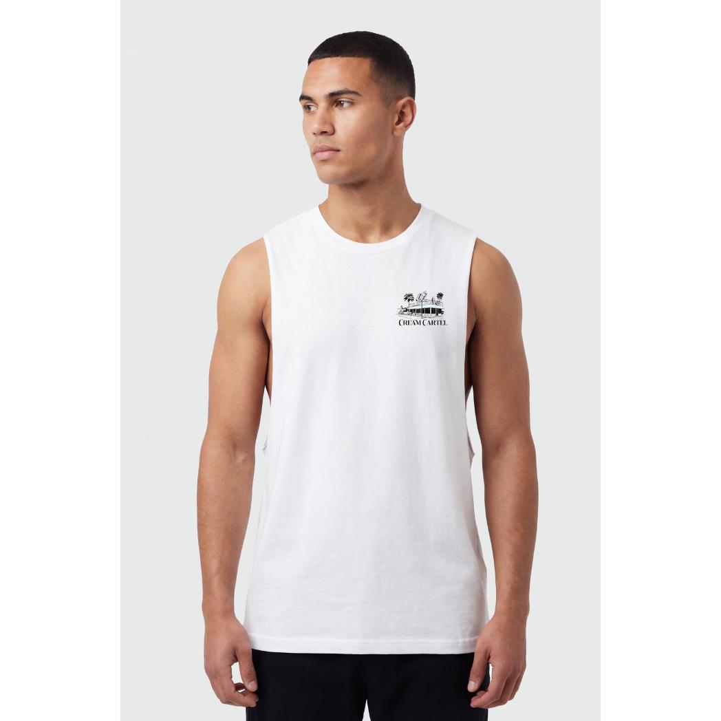 TEAMLTD - CREAM CARTEL AUSSIE TANK | White