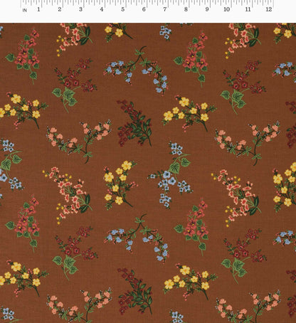 Amelia Cotton Fabric - Clay