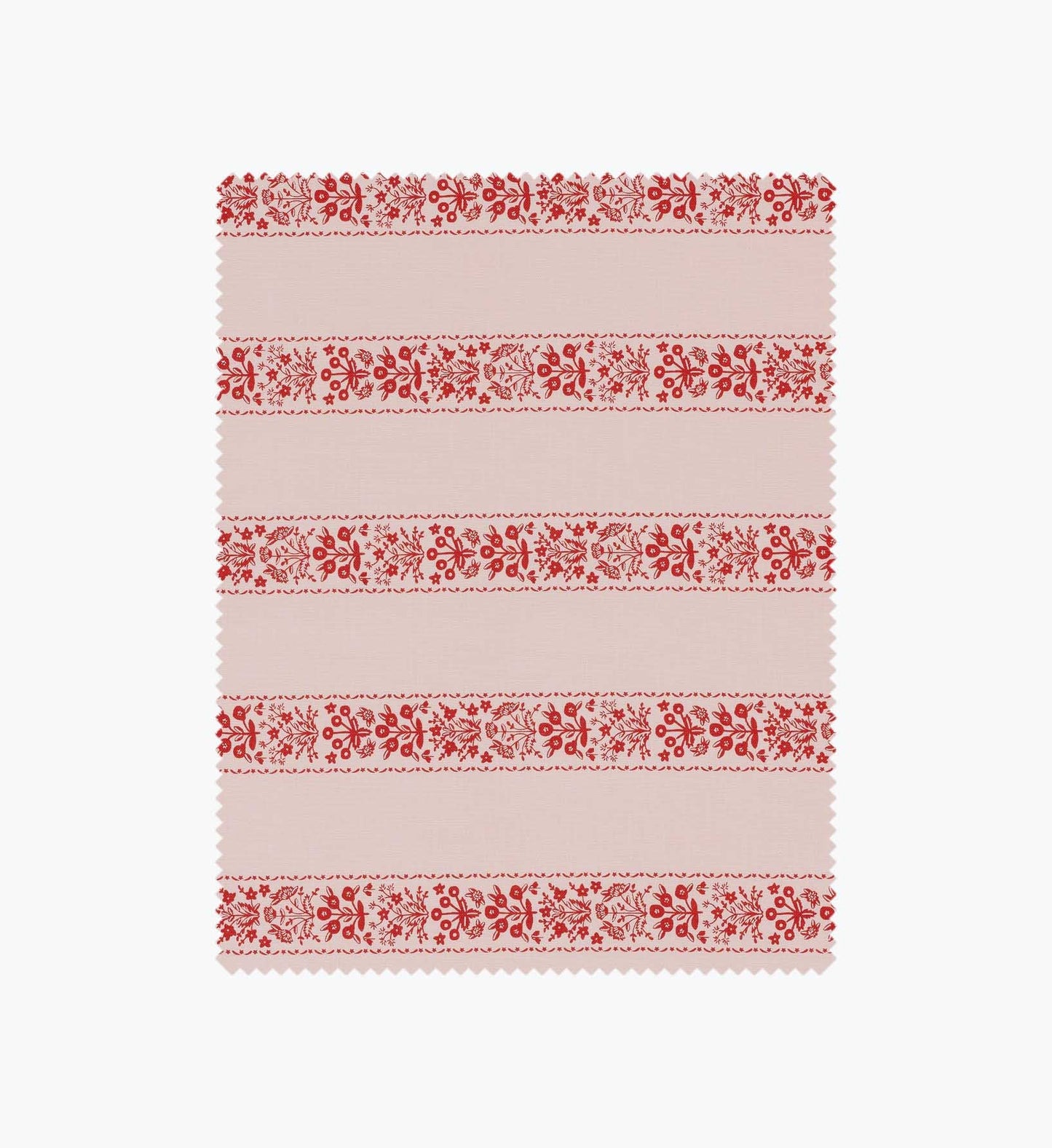 Estee Stripe Cotton Fabric - Pink