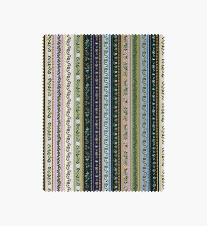 Gemma Cotton Metallic Fabric - Cool