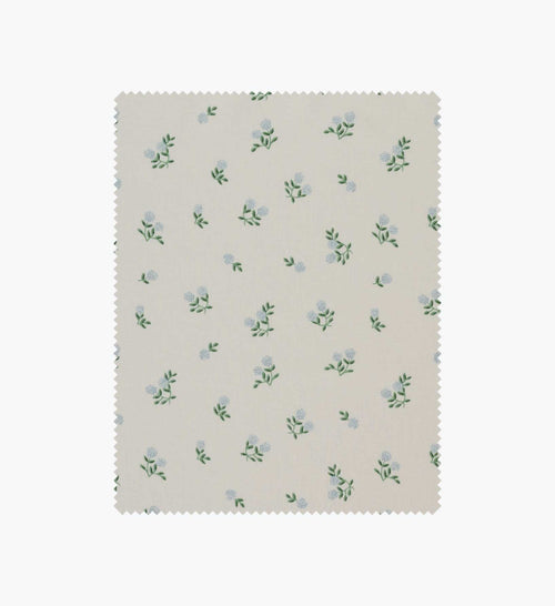Ditsy Hydrangea Cotton Fabric - Cream