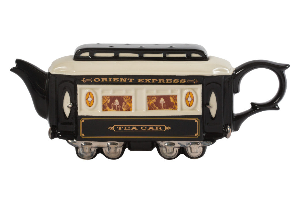Ceramic Inspirations Orient Express Carriage Teapot