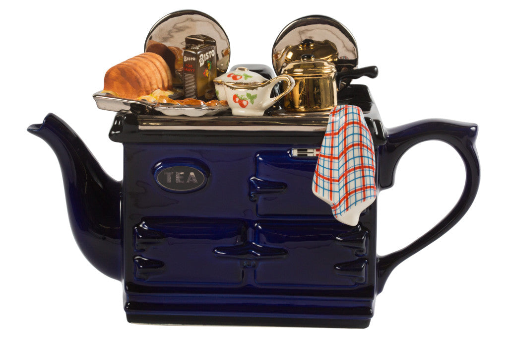Ceramic Inspirations Sunday Lunch Aga Blue Large Teapot