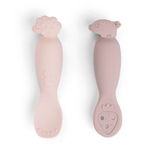 Done By Deer Learning Spoon Set - Tiny Farm Powder