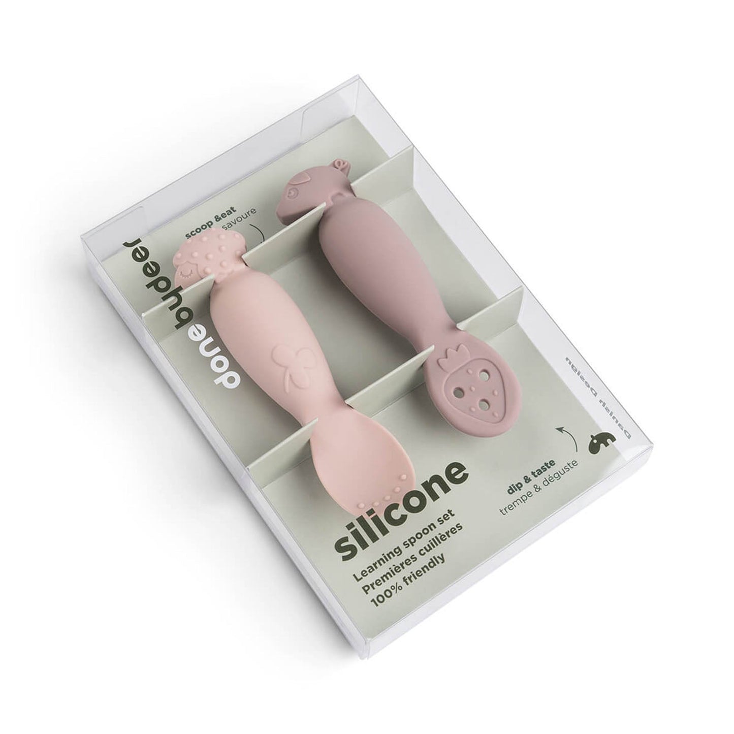 Done By Deer Learning Spoon Set - Tiny Farm Powder