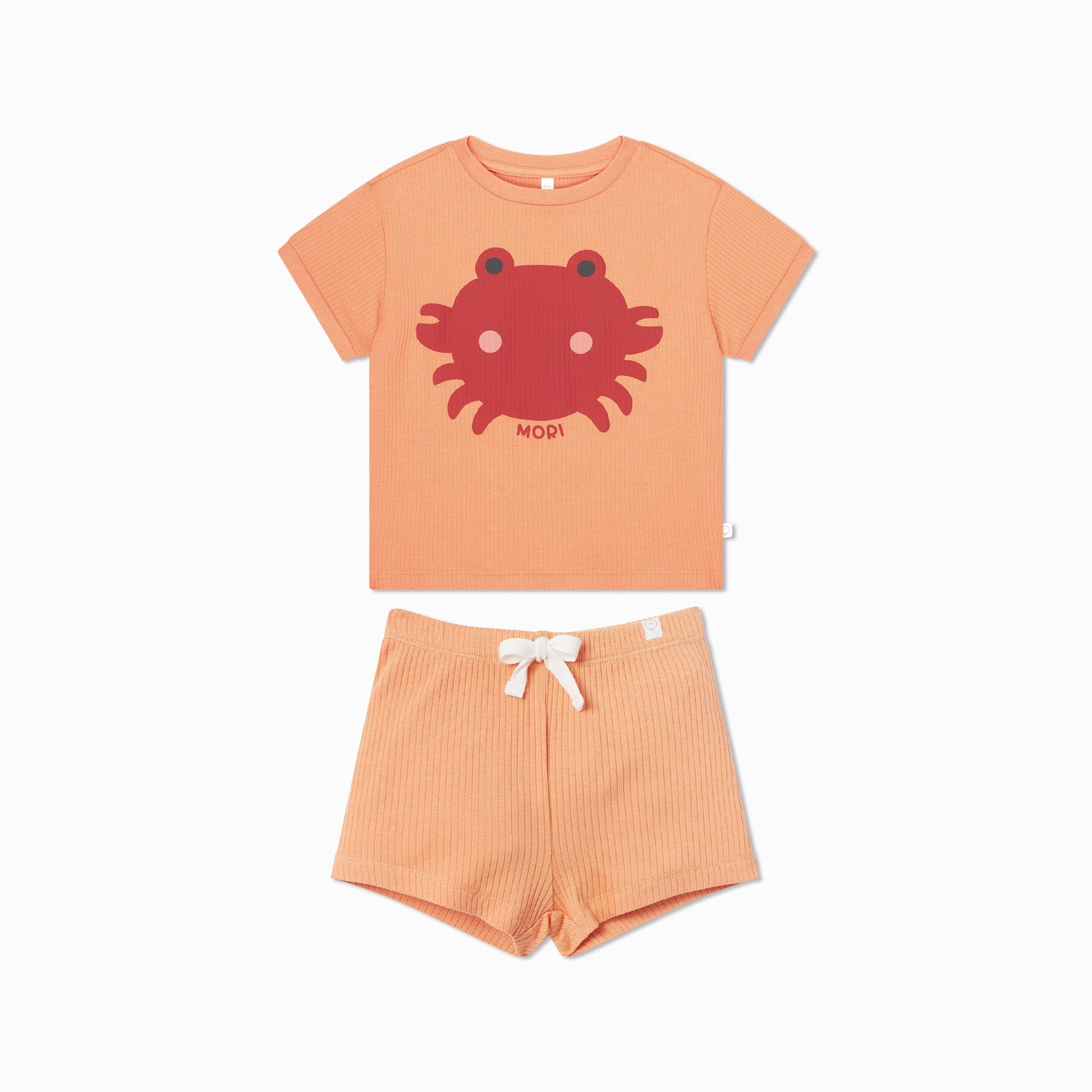 Crab Ribbed T-Shirt & Shorts Outfit