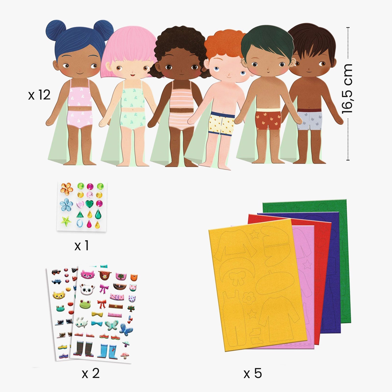 Djeco Soft Dress-Up Craft Kit