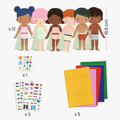 Djeco Soft Dress-Up Craft Kit