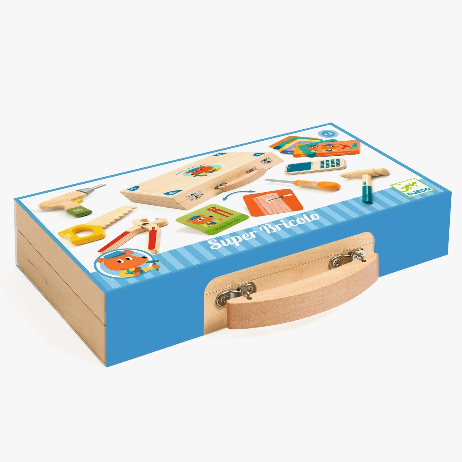Djeco Super Bricolo Wooden Tools Set