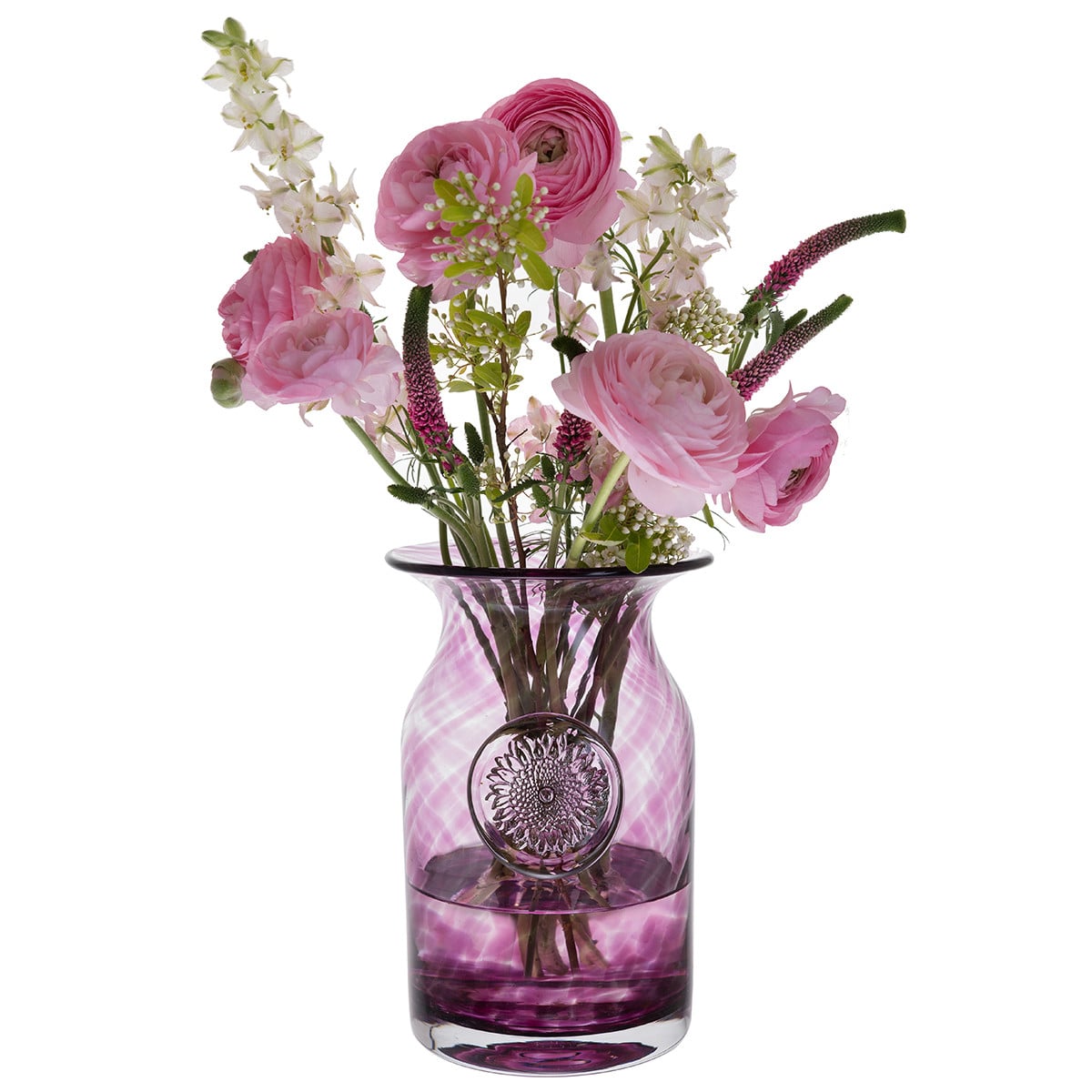 Dartington Flower Jar Medium - Plum