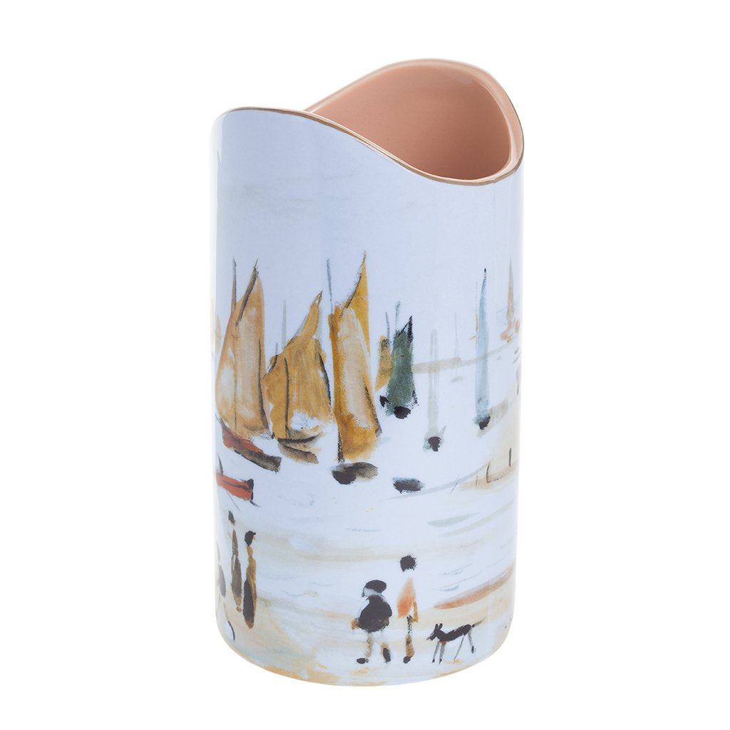 Dartington Lowry Vase Yachts