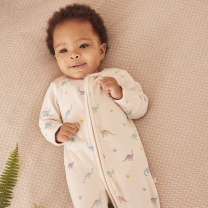 Dino Print Clever Zip Sleepsuit
